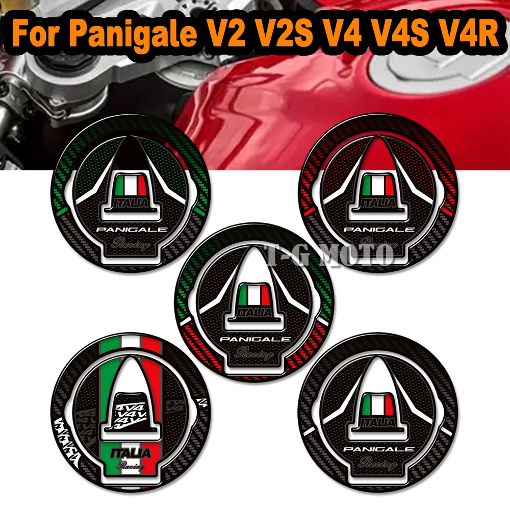 

For Ducati Panigale V2 V2S V4 V4S V4R Motorcycle S R 899 959 1199 1299 Protector Oil Cap Fuel Tank Pad Fairing Fender 3D Sticker