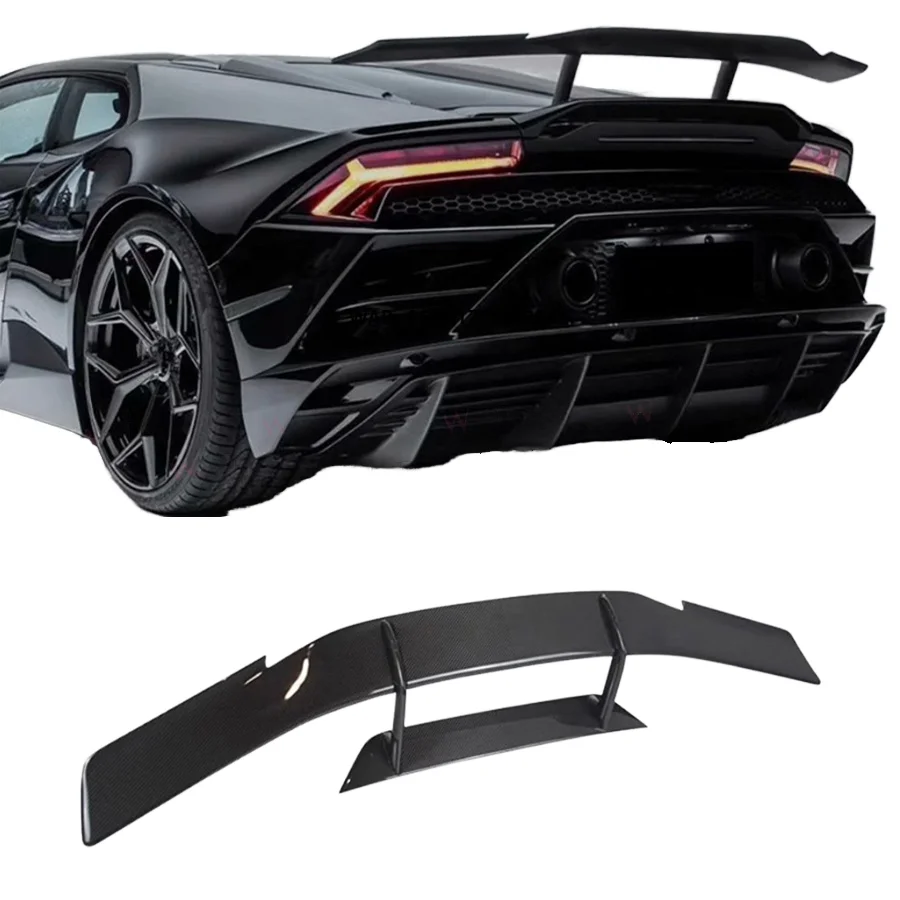 

Real Carbon Fiber N Style Rear Spoiler for-Lamborghini Huracan LP610 LP580 EVO Quality Bodykit Wing Rear Spoiler