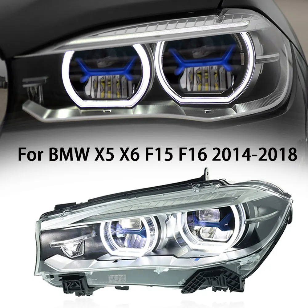 

Фары головного света для BMW X5 F15, фары 2014-2018, лазерная фара, лампа заднего хода, автомобильные аксессуары