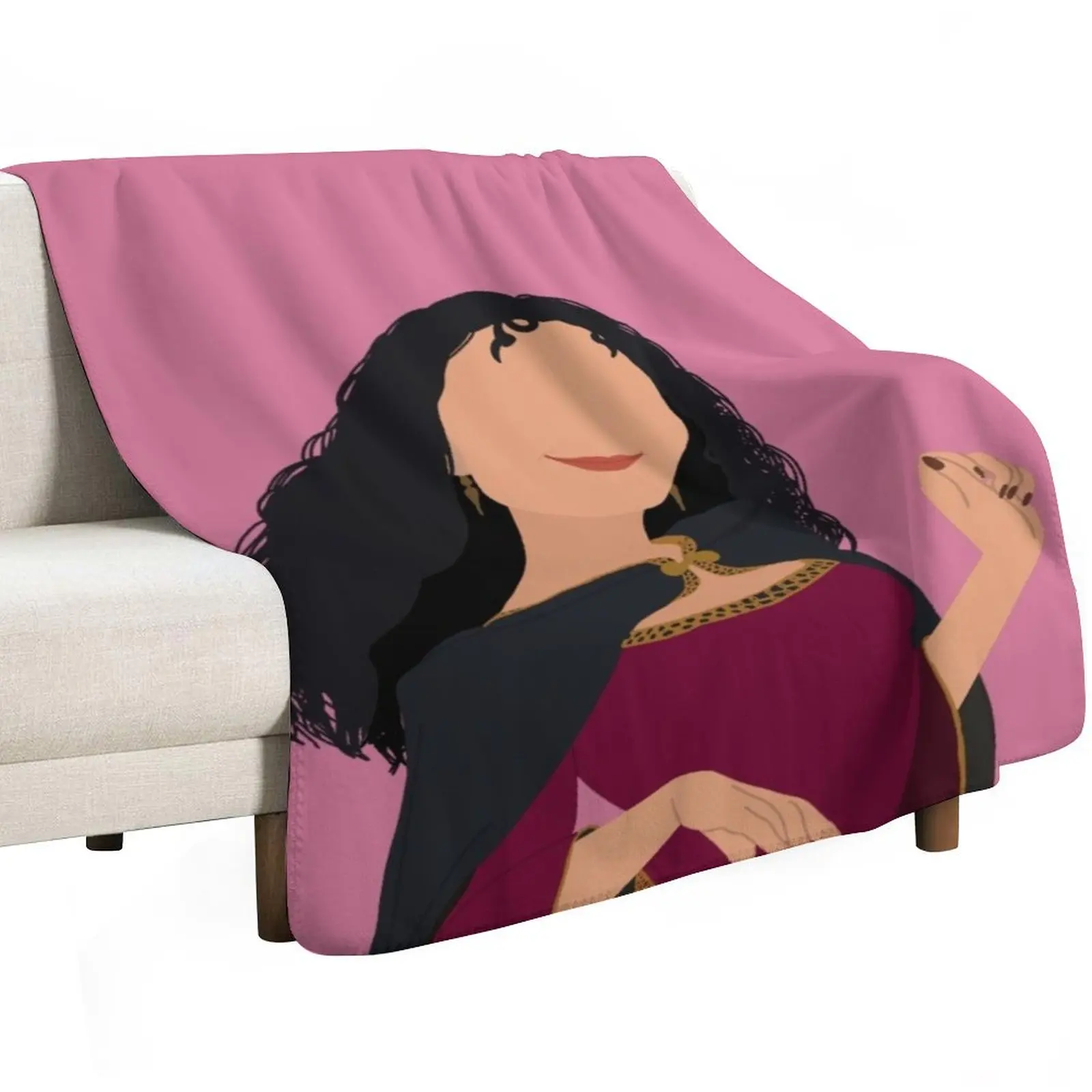 Minimalist Mother Gothel Throw Blanket Beautifuls bed plaid for babies Cute Plaid For Sofa Thin Nap Blankets