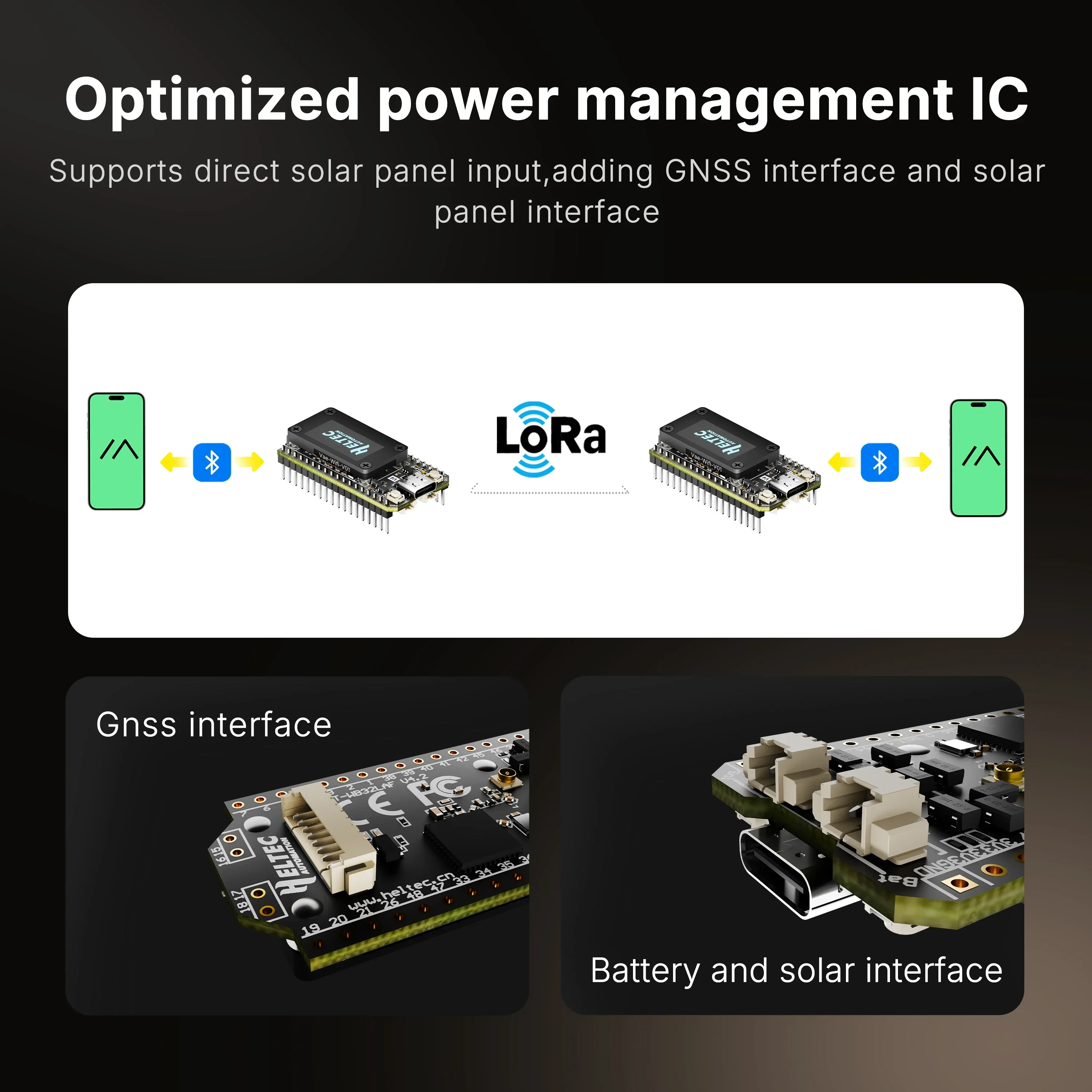Heltec LoRa32 V4 GPS Meshtastic ESP32 WIFI + BLE SX1262 LoRa Rete a rete per scheda di sviluppo ad energia solare OLED da 0,96 pollici per Arduino