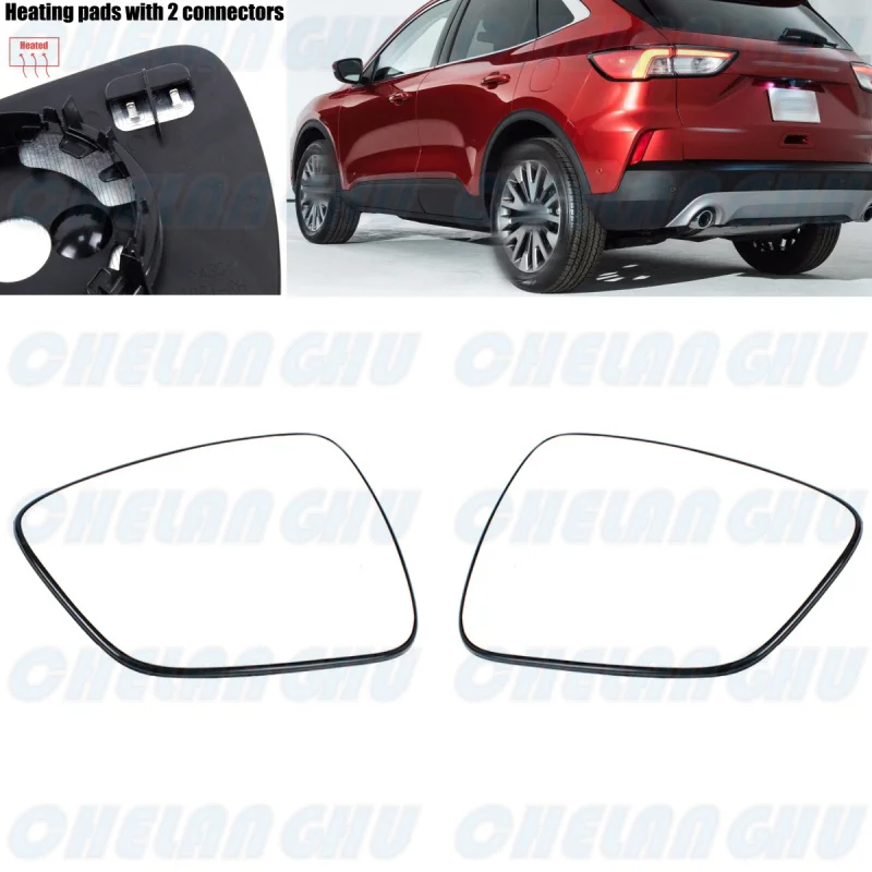 

1 Pair Heated Rearview Mirror Glass for Ford Escape 2020 2021 2022 2023 Car accessories