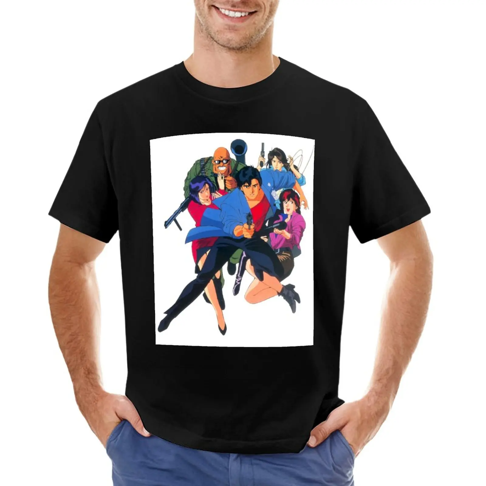 

Nicky larson T-Shirt custom t shirts custom t shirt graphic t shirts sweat shirts Men's cotton t-shirt