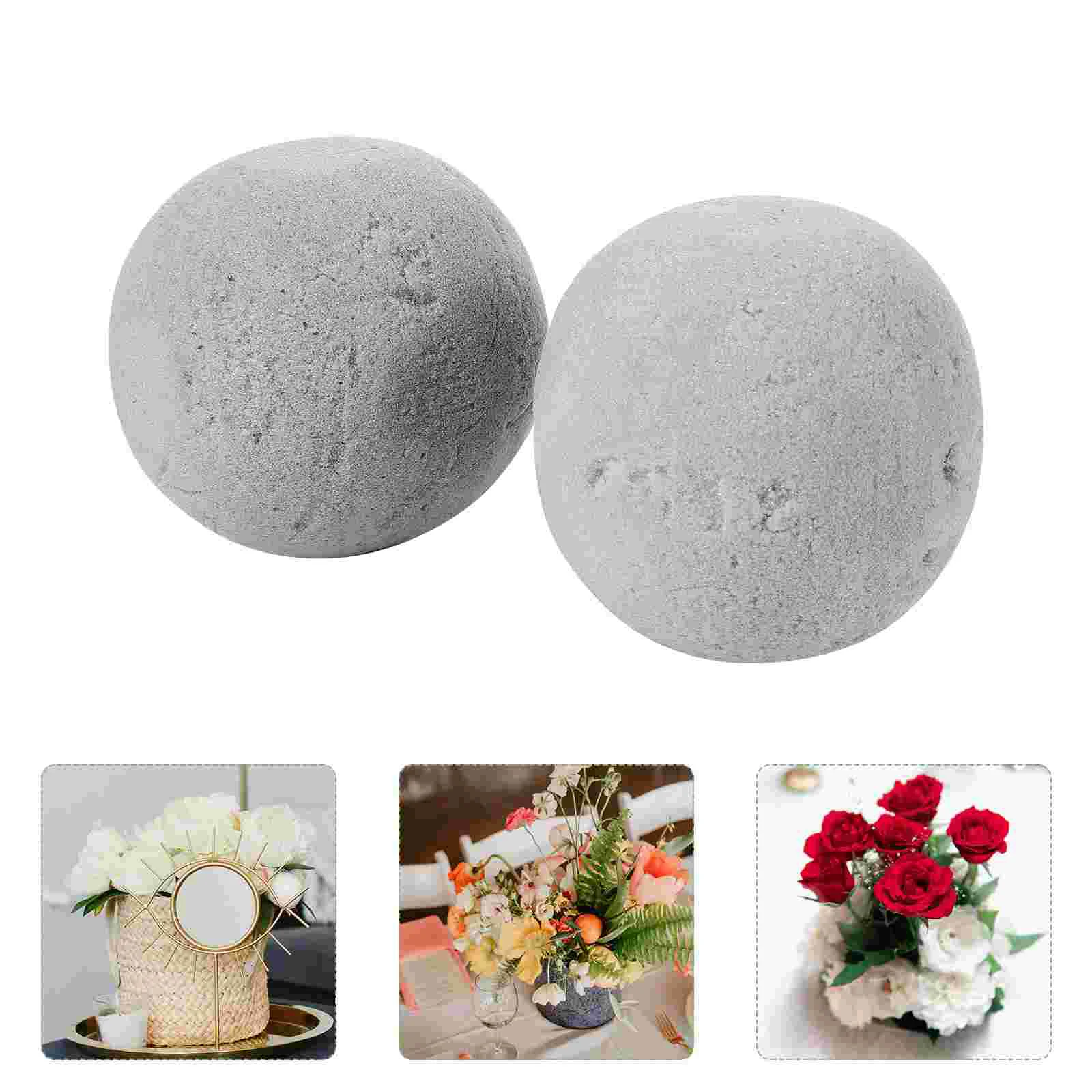 

Flower Mud Spherical Base Arrangement Supplies Floral Ball Dried Foam Packaging