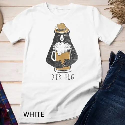 Bier Hug Funny Oktoberfest Beer Bear German Party Unisex T-shirt