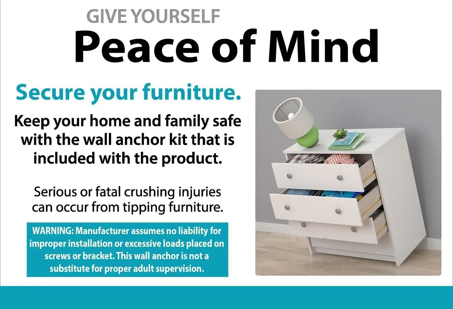 Armário de armazenamento com base de 24" e 1 gaveta e 2 portas - Branco