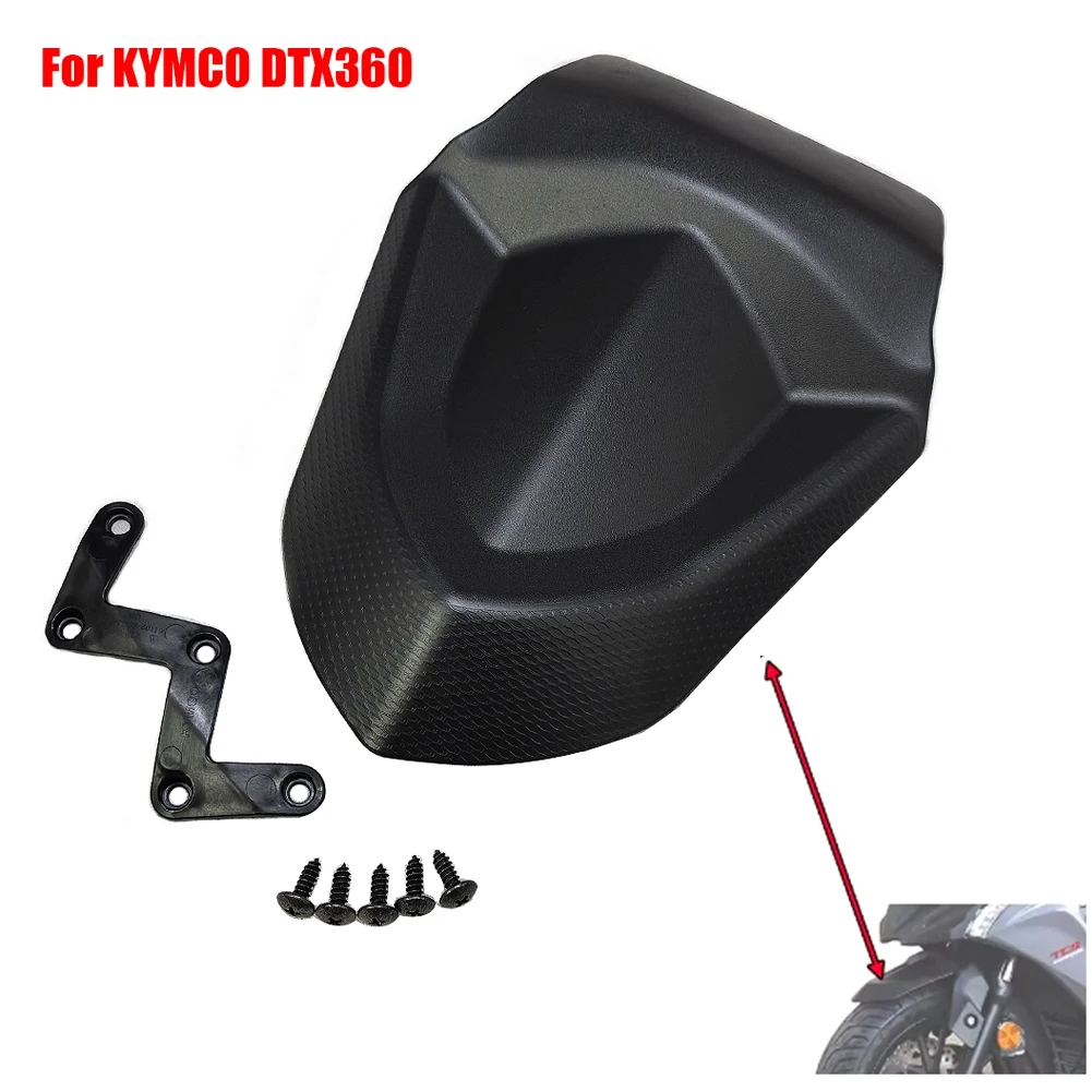 Motorcycle Front Fender Mudguard Fender Extender Fairing Injection Molding Parts For KYMCO DTX360 DT X360 S350 Splash Guard