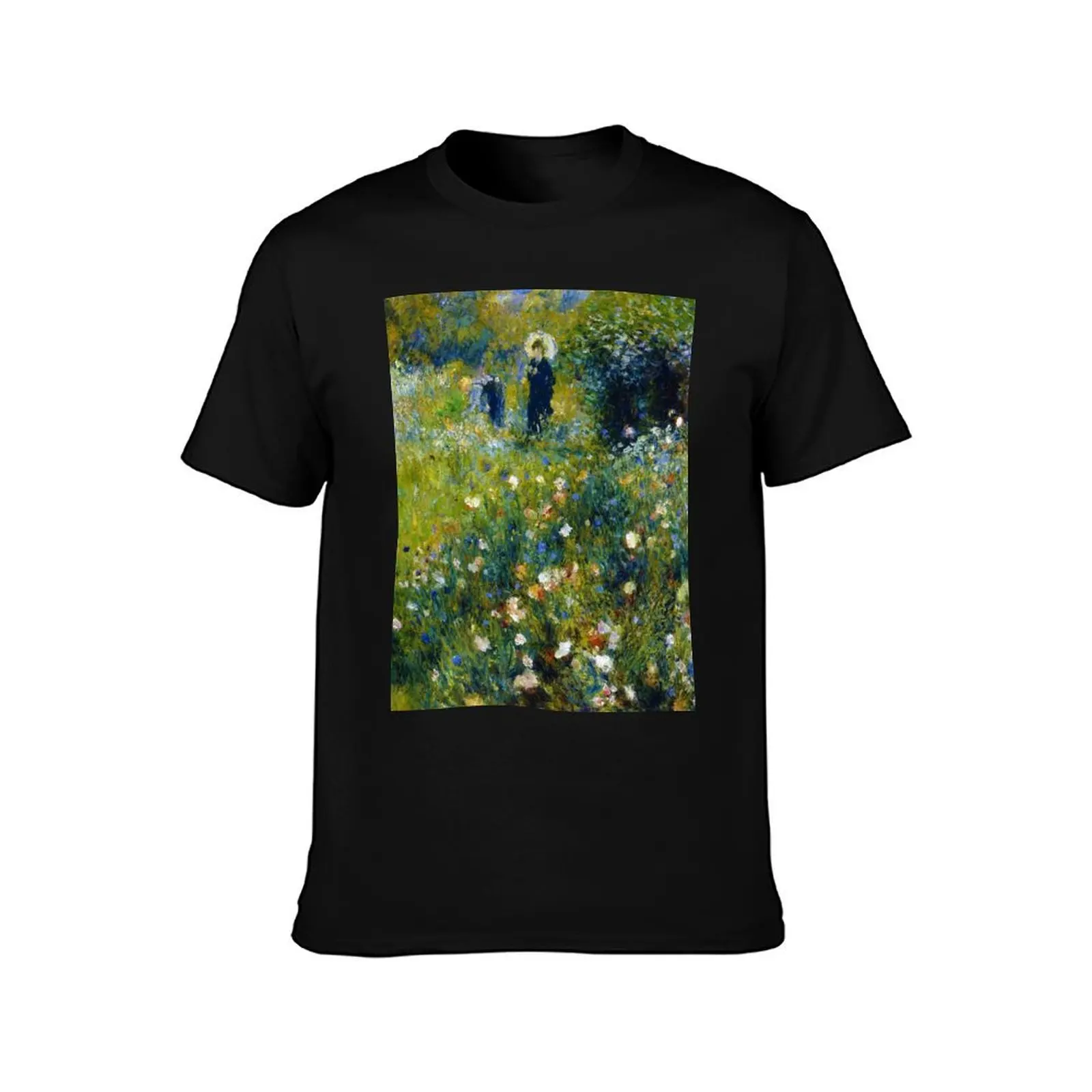 Pierre-Auguste Renoir Femme avec parasol dans un jardin T-Shirt Aesthetic clothing plus sizes Men's t-shirt