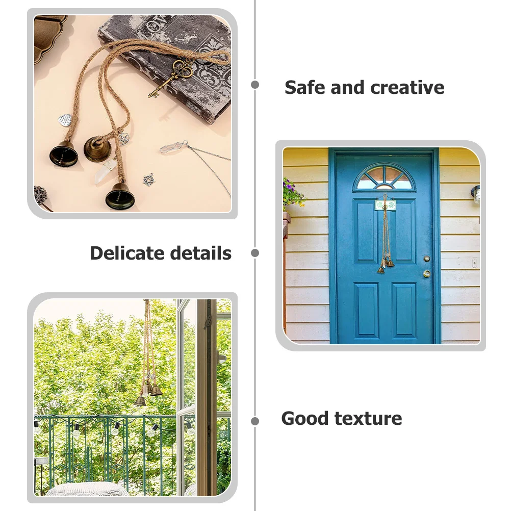 

Blessing Wind Chime Decor Door Hanging Bell Pendant Home Decoration Festival Gift Melodious Sound String of Bells