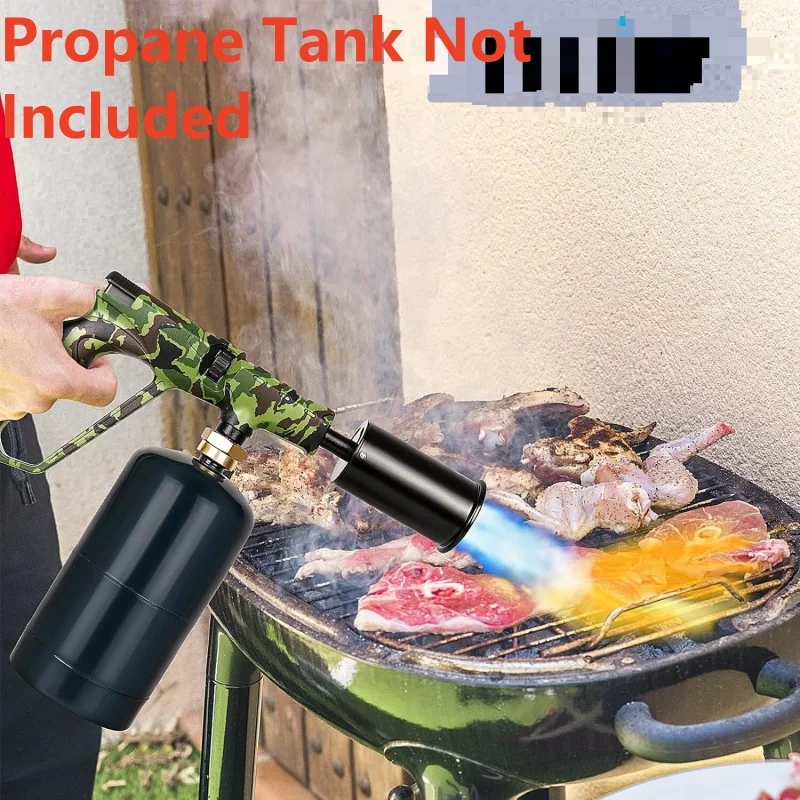 

BBQ Sous Vide and Steak Searing(Propane Tank Not Propane Torch Head Powerful Kitchen Torch for Cooking