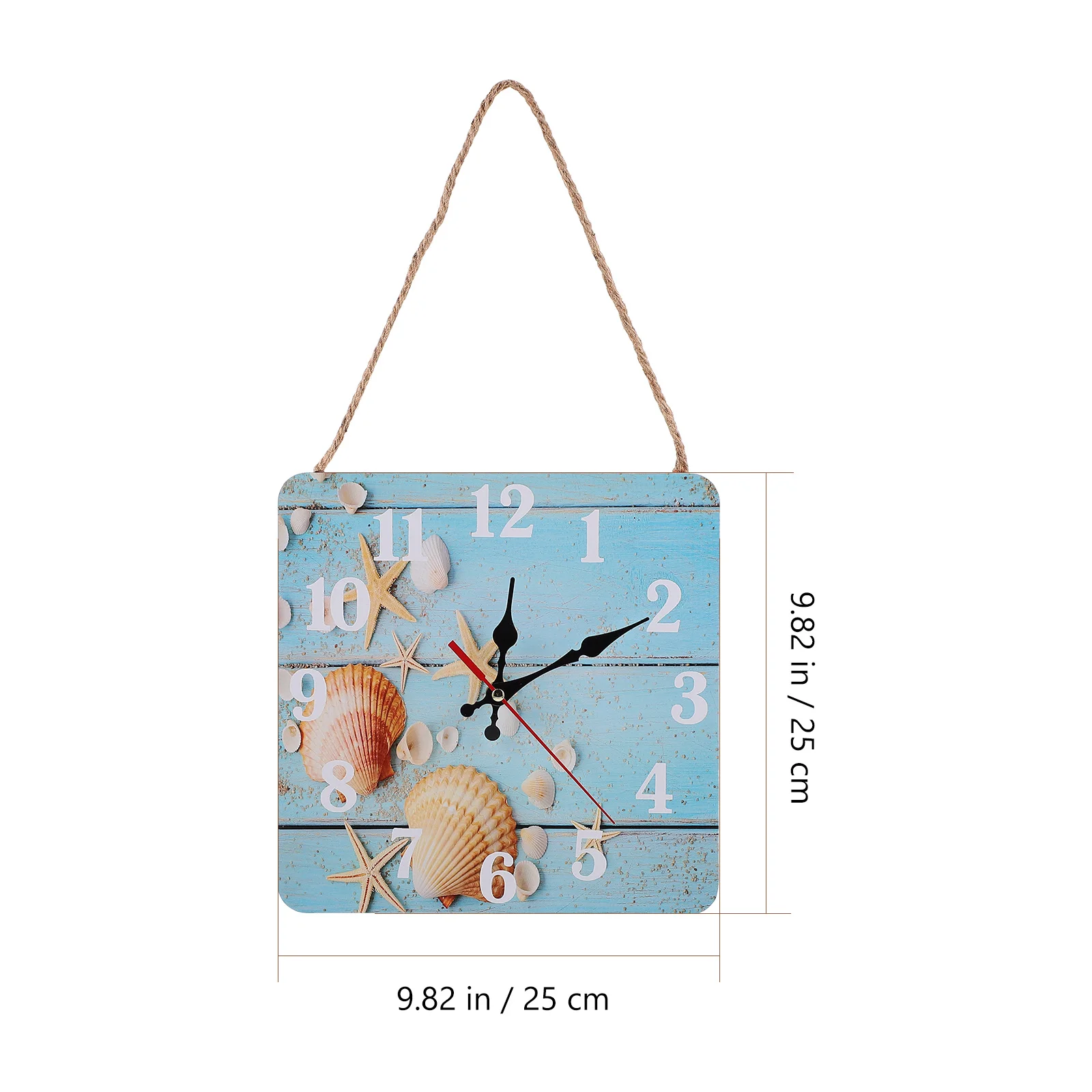 

1Pcs Creative Wall Clock Nordic Retro Style Hanging Clock for Home Office Living Room Decorative Timepiece Silent Operation