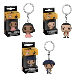 Funko POP Keychain Alexander Hamilton George Washington Angelica Schuyler Action Figure Model Toys Children Birthday Gift