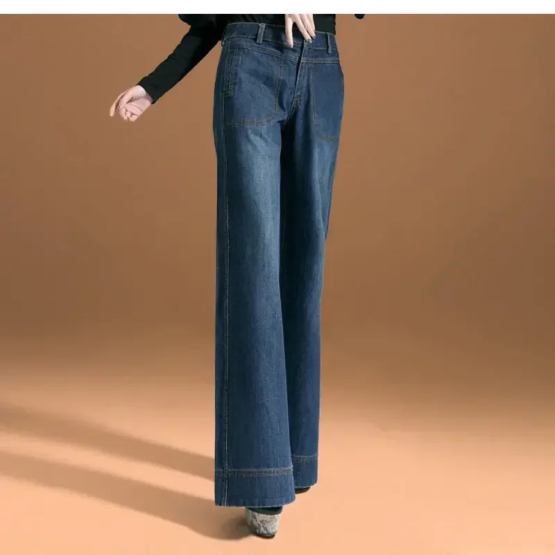 Baggy Jeans Mom High Waist Denim Large Femme Pants for Women Harajuku Fashion Vintage Clothing Women's Trousers Jean Oversize