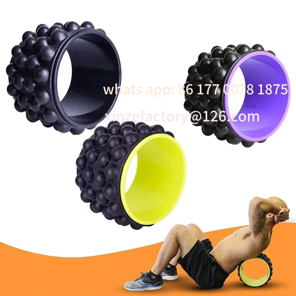 

Customizable Physical Exercise and Waist Muscle Relaxer Yoga Assist WheelPregnancy Movement Yoga Abdominal Wheel Yoga Wheel