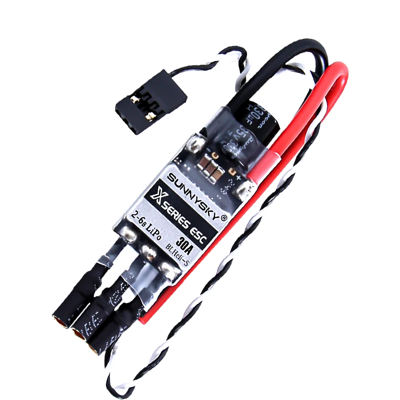 

Новейший бесщеточный регулятор скорости SUNNYSKY X series 30A BLHeli-S ESC 2-6S BLS для квадрокоптера/мулликоптера A2212/X2212/V2806