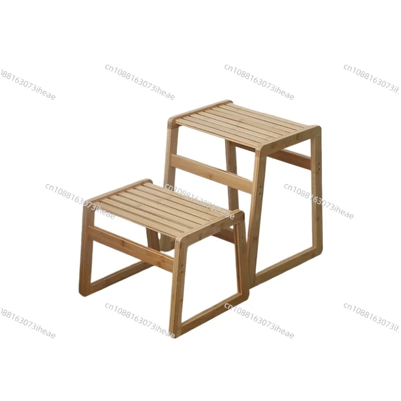 Wooden Bathed Bathroom Chairs Stepping Drainage Supplies Bathroom Stools Multifunction Sillas Plegables Home Furniture\