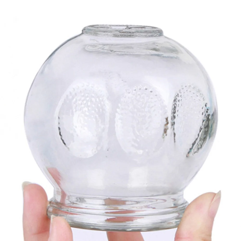 

6 шт., стеклянные банки с огнем, утолщенные прозрачные массажные чашки, инструмент для вакуумной терапии, банки, стеклянная присоска