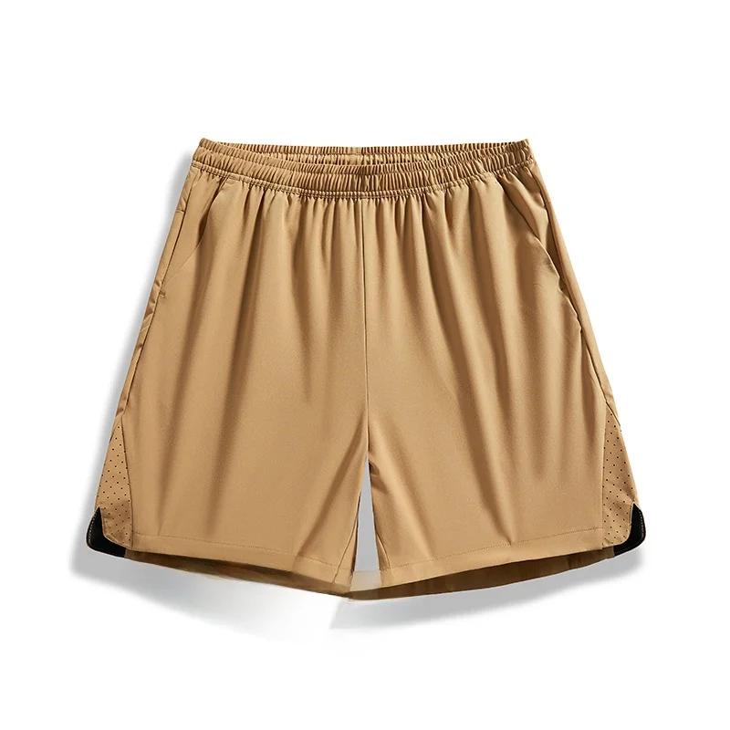 

Ice Silk Thin ort Pants Men's Trendy Spor Casual Beach Baskeall mid Waist Loose Fit Breathable Lightweight Summer Trousers