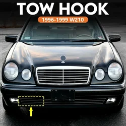 for 1996-1999 W210 Mercedes Benz E Class Front Bumper Tow Hook Cap Eye Cover 2108800605