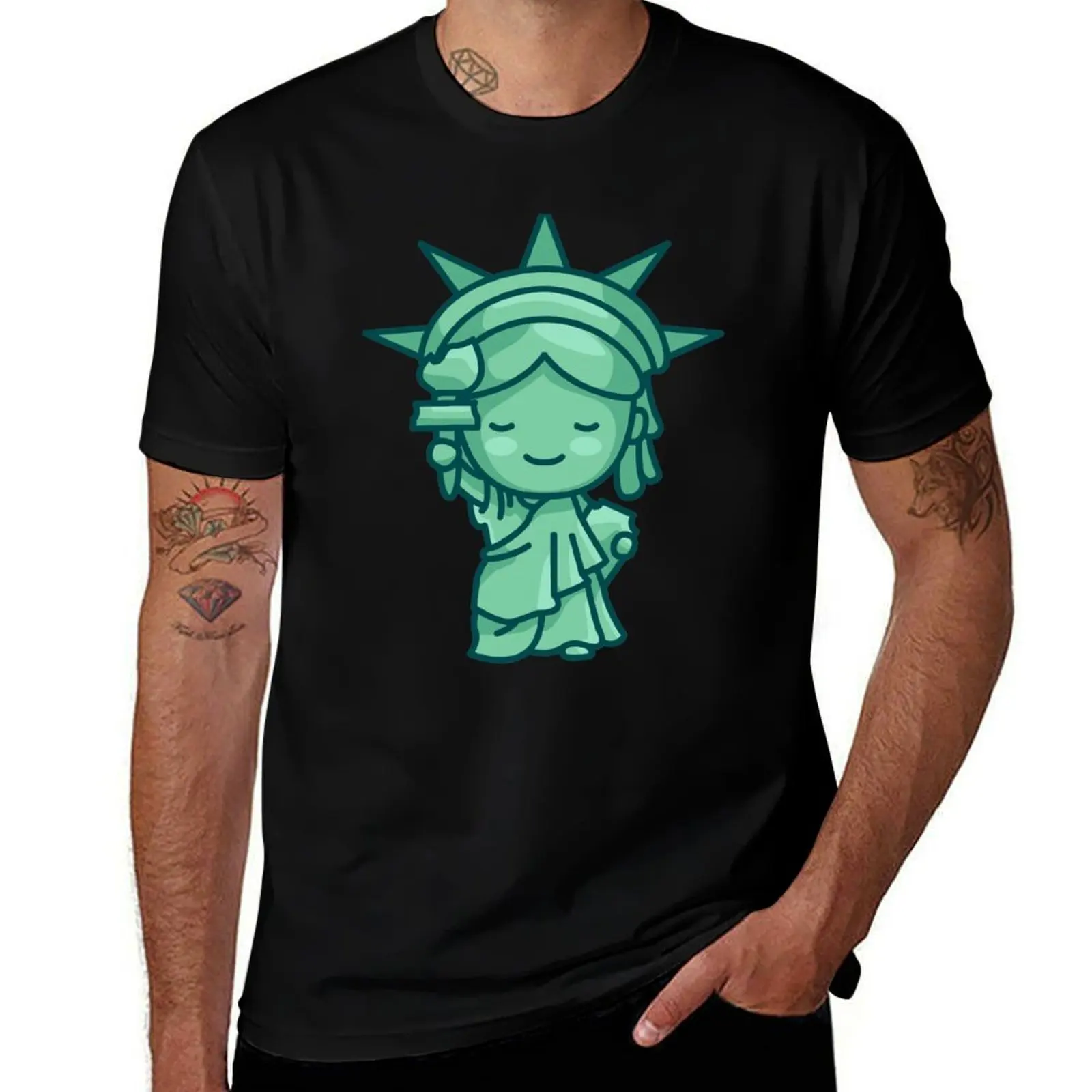 t Statue Liberty shirts shirts of personalised T-Shirt funny funny t comic. for graphic man t cotton shirt