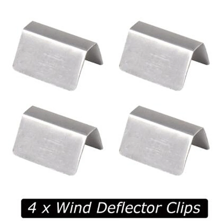 

4/8/12Pcs Wind Deflector Clips Car Wind Rain Deflector Channel Stainless Steel Fixing Retaining Clips Fit for HEKO G3