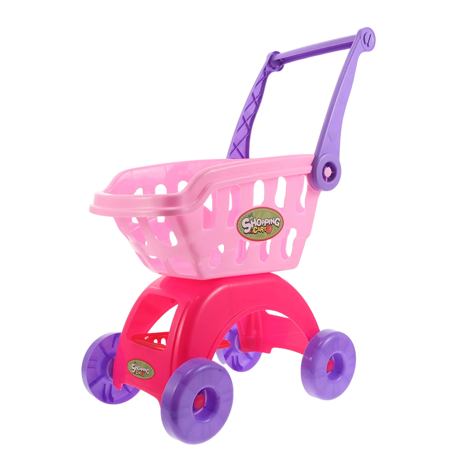 Boodschappen Speelset voor kinderen Mini-winkelwagentje Realistische supermarkttrolley voor peuters Doe alsof rollenspel voor kinderen