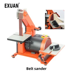 220V Sanding Belt Machine Woodworking Sanding Machine Multifunctional Constant Speed Sanding Paper Machine Metal Sanding Disc