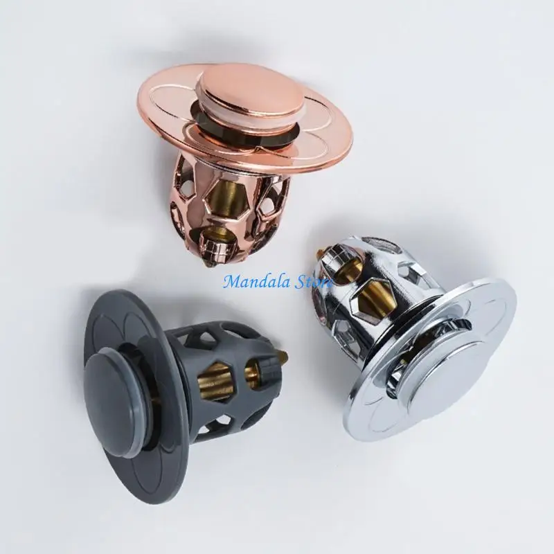 

U2JC Removable Vanity Vessel Sink Drain Plug Bounce Drain Bathtub Water Sealing Plug