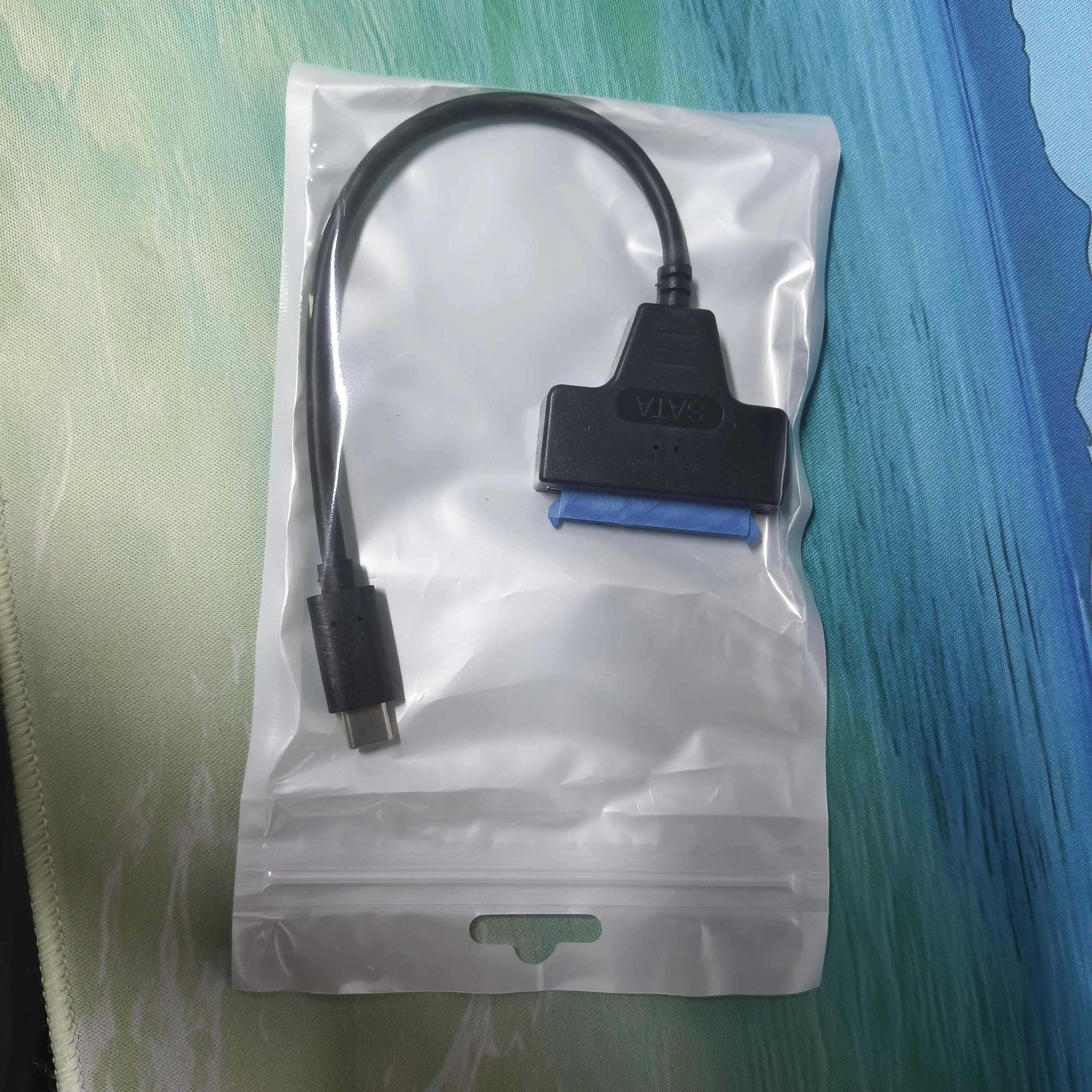 SATA Cable to USB 3.0 / 2.0 Type C Cable Up to 6 Gbps for 2.5 Inch External HDD SSD Hard Drive 22 Pin Adapter to Sata III for PC
