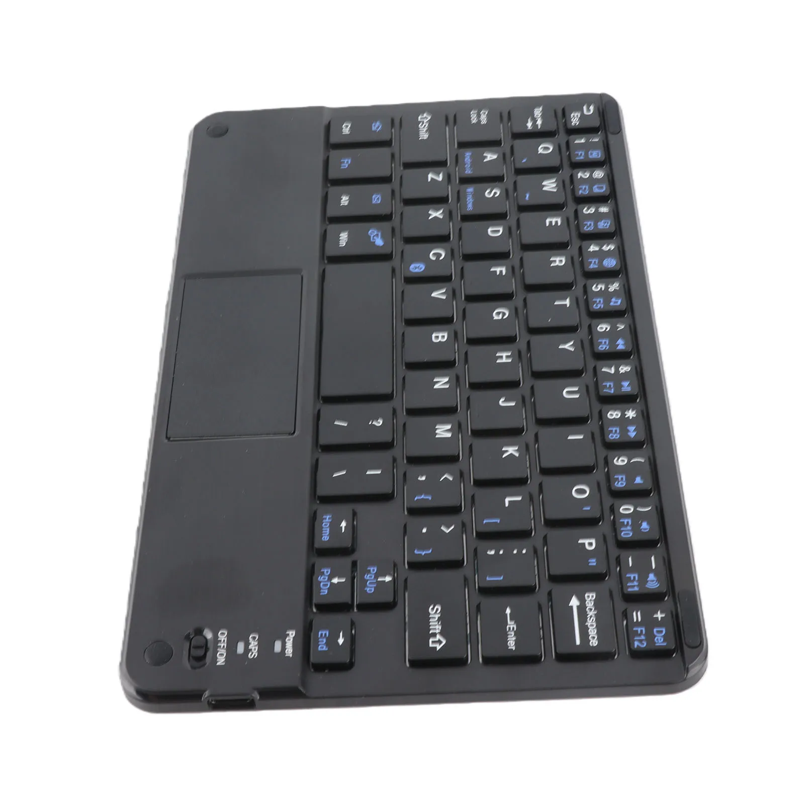 59 Keys Mini Wireless Keyboard Type C Charging UltraSlim Bluetooth Keyboard with Touchpad for Windows / Android / iOS