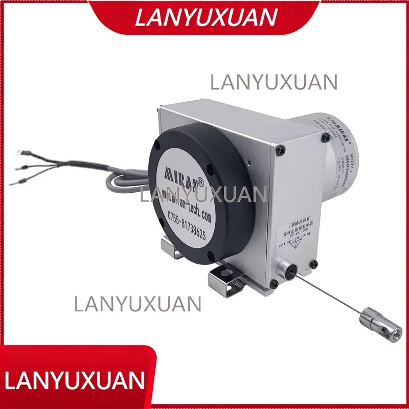 MIRAN MPS-M-2000mm-R Linear Scale 2000mm Encoder Potentiometer Wire Draw Encoder With Stainless Steel Protect Case