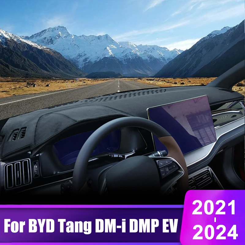 

For BYD Tang DM-i DMP EV 2021 2022 2023 2024 DMI DMP Car Dashboard Cover Instrument Desk Sun Shade Mat Non-slip Pad Accessories