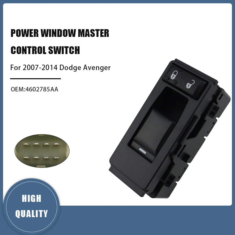 Interruptor eléctrico de ventana delantera derecha para pasajero, para JEEP COMPASS PATRIOT CHRYSLER 200 300 SEBRING DODGE 4602785AD,4602785AA