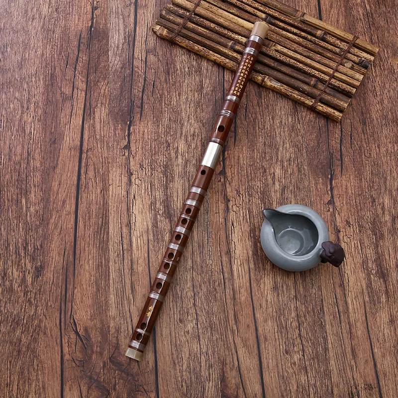 Professional Bamboo Flute, High-Quality Kuzhu Dizi for Beginners and Adults, Exam-Grade Musical Instrument, Easy to Learn