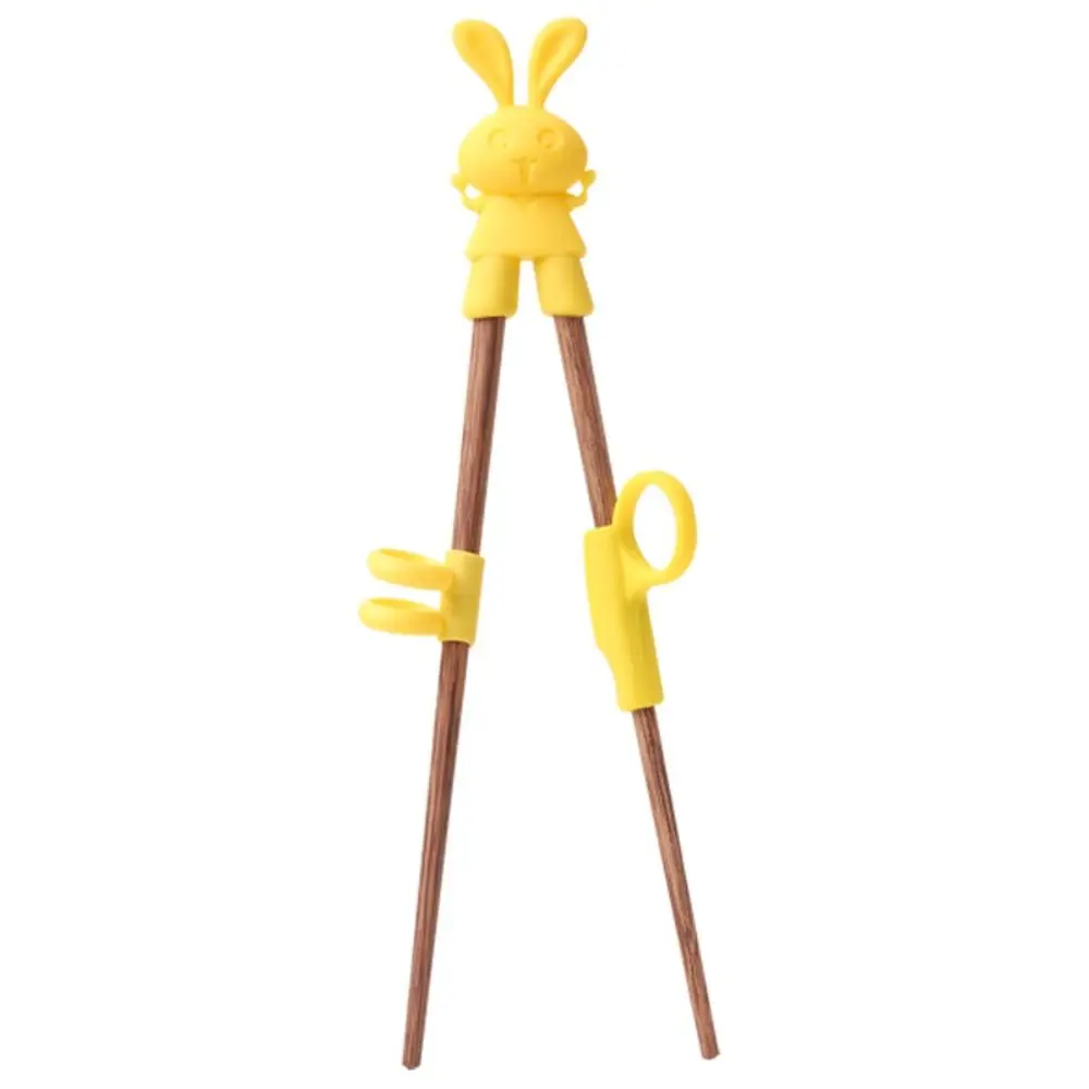 แหวนซิลิโคนช่วยจับตะเกียบ ฝึกการใช้ตะเกียบ อุปกรณ์เสริมสำหรับการฝึกการใช้ตะเกียบบนโต๊ะอาหาร