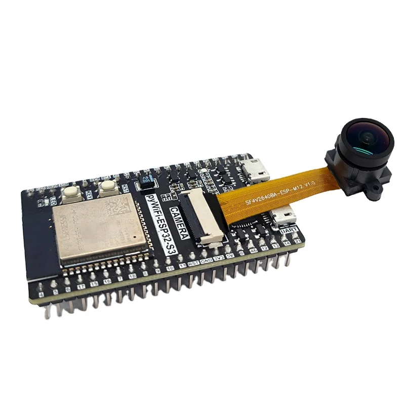 Mini DVP Interface OV2640 2MP Pixel Fixed Focus ESP32 CAM 24 Pin ESP 32 OV2640 CMOS Sensor Fisheye Wide Angle Lens Camera Module