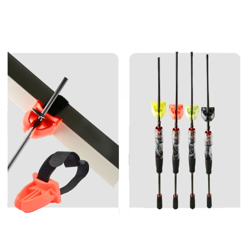 SJ1Pc Bait Holder V-shaped Rod Rack Fishing Rod Holder Portable Pole Rack For Boat Marine Fishing Rod Gear Portable Accessories