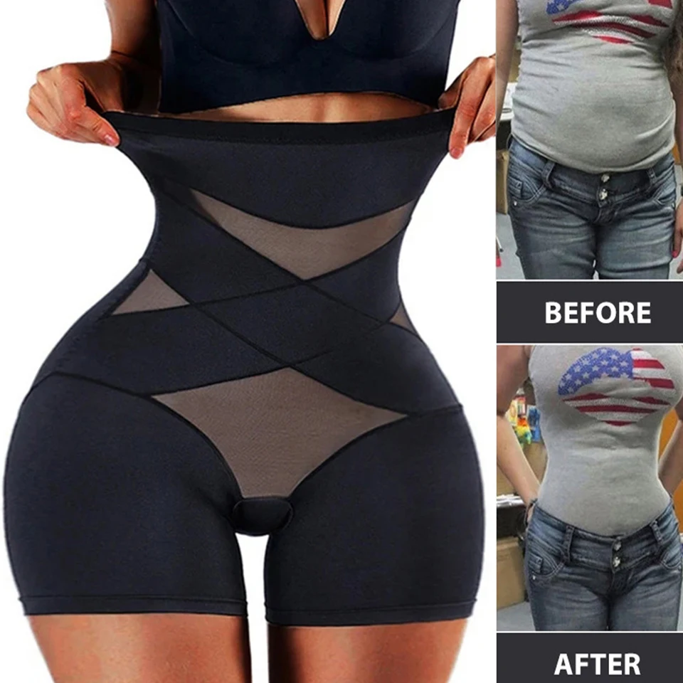 Women Waist Trainer Body Shaper Panties Tummy Belly Body Slimming High Waist Control Panties Shapewear Girdle Underwear