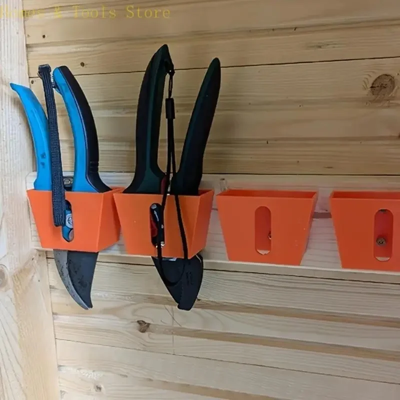 Lightweight Plastic 3D Print Tool Holder Brackets, Smooth Edge Wall Workbench Secure Storage Organizer
