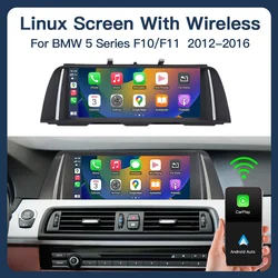 CARABC Wireless Apple Carplay and Android Auto 10.25 inch for BMW 5 Series F10/F11 2012-2016 NBT System