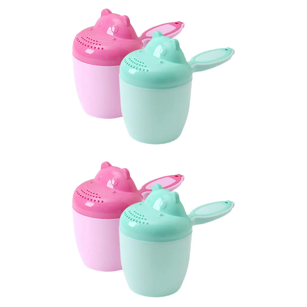 4 Pcs Wash Hair Children's Head Washing Cup Kids Shampoo Rinse Scoops Sprinkler Toddler