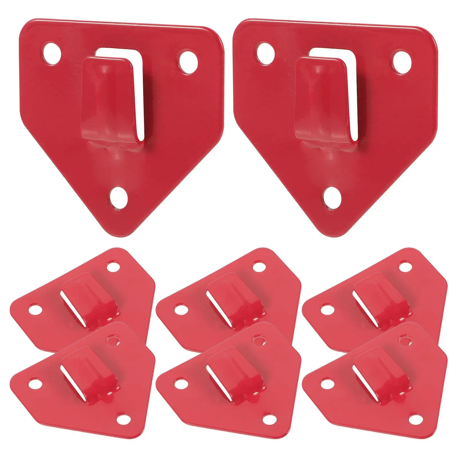 

8 Pcs Hook Fire Extinguisher Bracket Wall Mount Mounting Brackets Hanger Holder for Red