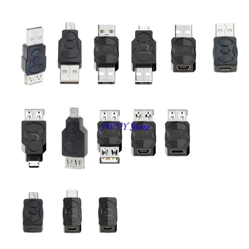 573A Adaptador USB Micro USB para mini conversor USB feminino bidirecional 480mbps