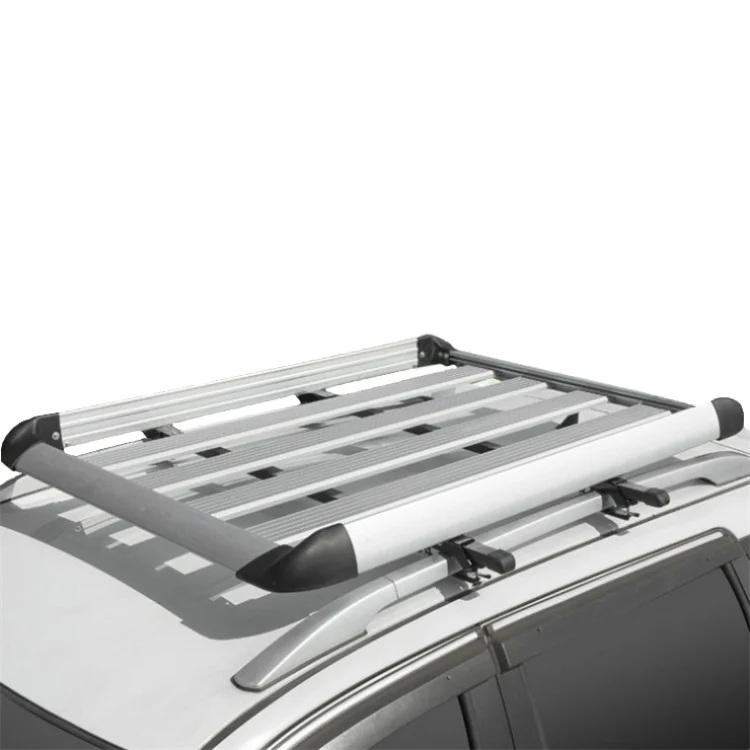 

Roof Basket Aluminum Luggage Carrier Car Roof Rack Bar Cargo Van Roof Rail