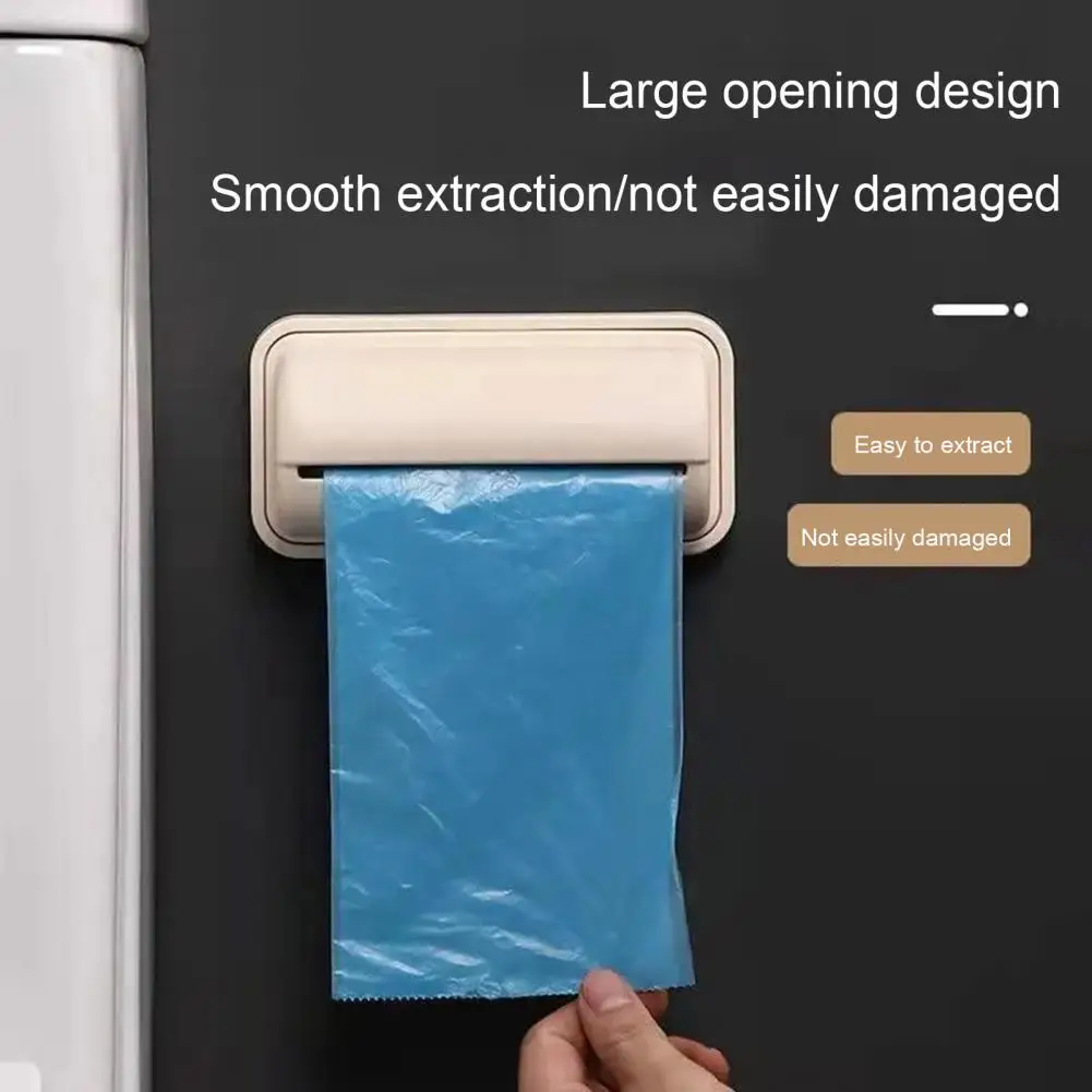 バスルーム用ゴミ袋ディスペンサー,ゴミ袋収納ボックス,素早くアクセスできるホルダー,コンパクトなデザイン,簡単