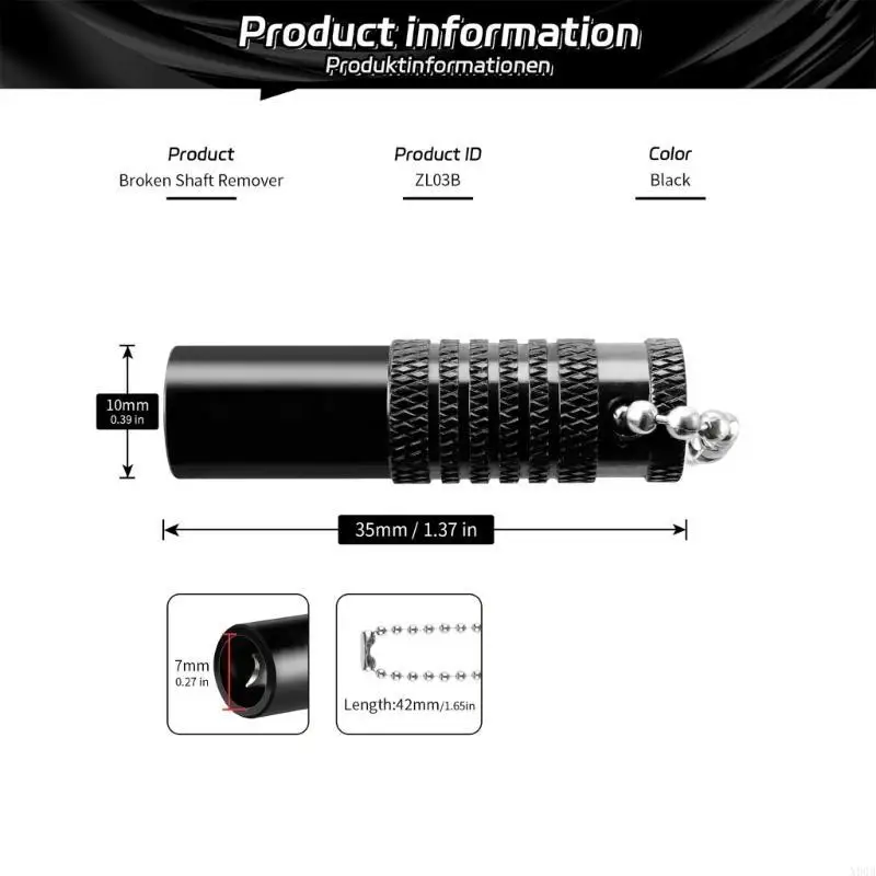 

Эффективный инструмент для экстрактора вала Broken Professional Tool для энтузиастов