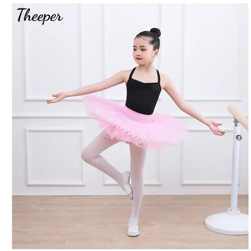 

Ballet Tutu Dress Hard Mesh Skirt Stage Show Competition Wear Fluffy Dance Attire Swan Lake Themed Elegant Costume for Dancers