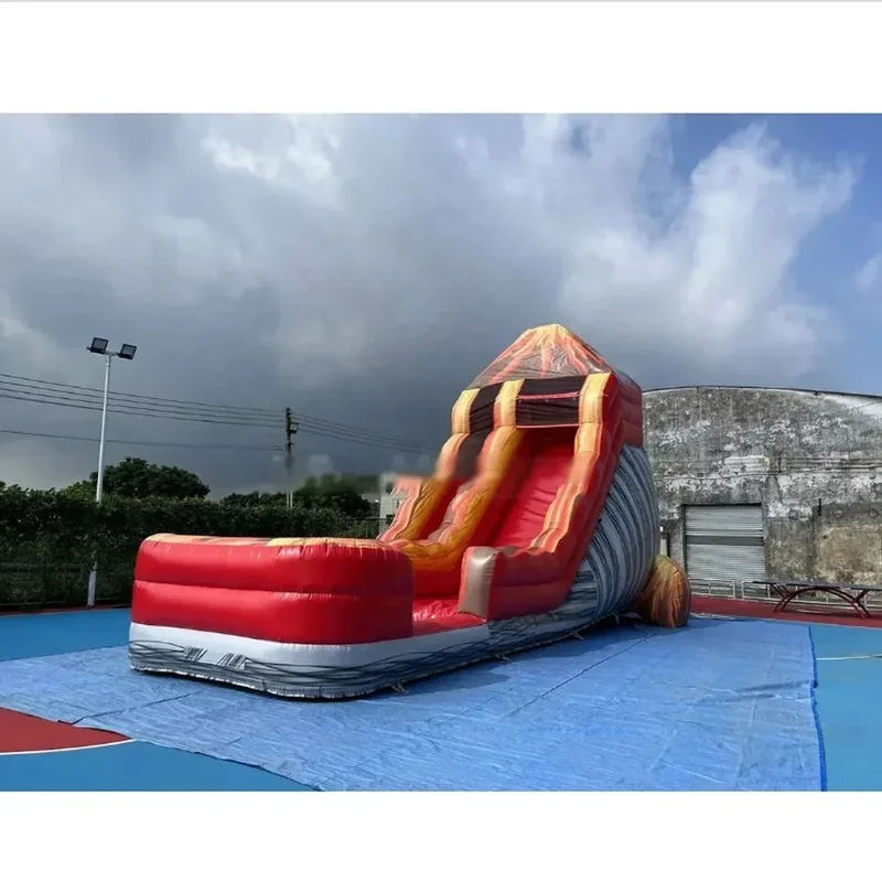 Volcano Inflatable Inflatable Water Slide Commercial PVC Playground Commercial Kids Bounce House Bouncy Castle for Adults