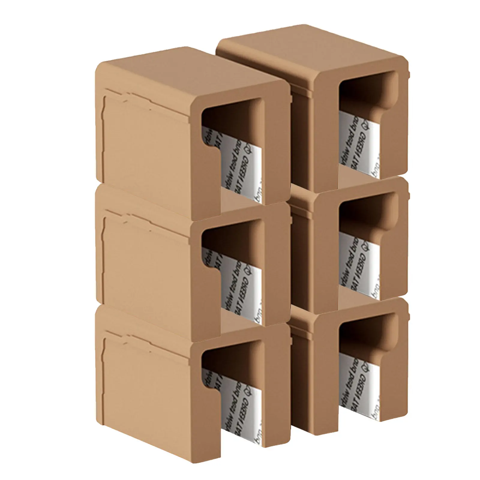 

6Pcs Silicone Corner Protectors for Furniture Pulls L-Shaped Drawer Handles Baby Proofing Safety Bumpers Closet Cabinet Edge