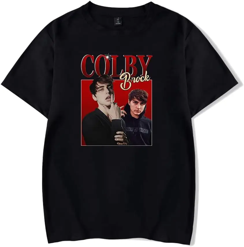 Colby Brock Merch XPLR T-Shirt Merch Men Short Sleeve Women Funny Tee Unisex Harajuku Tops